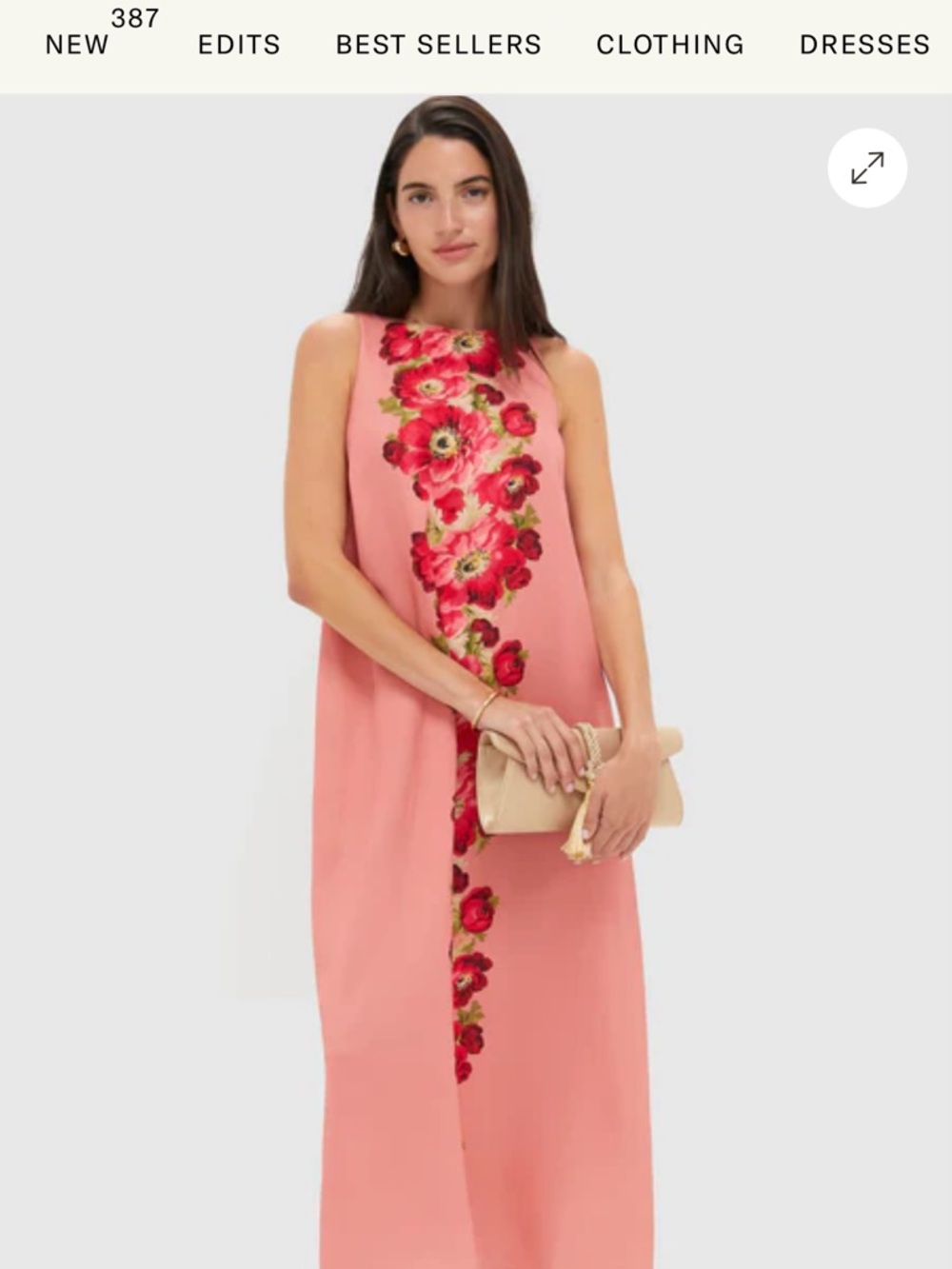 Tuckernuck Coral Poppy Portia Dress